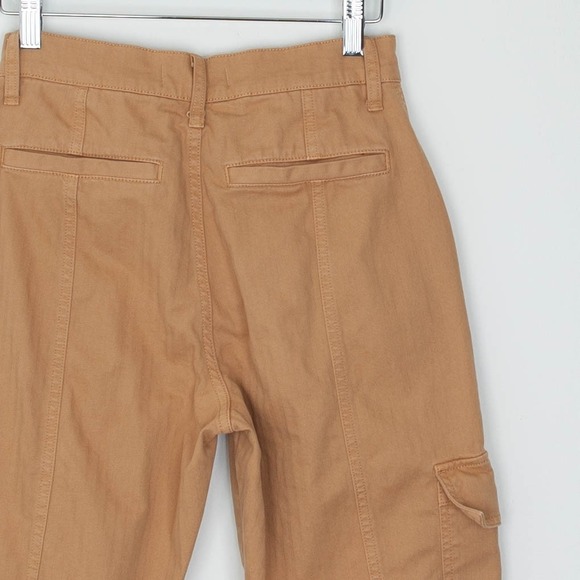 Madewell Womens 90s Straight Cargo Utility Pants High Rise Size 24 Tan - Picture 7 of 10